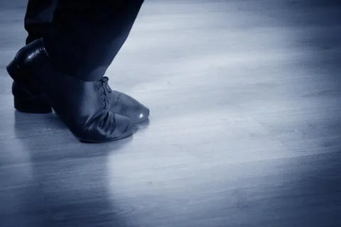 Feet dancer dancing salsa Stock Photos