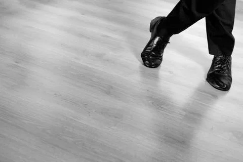 Feet dancer dancing salsa Stock Photos