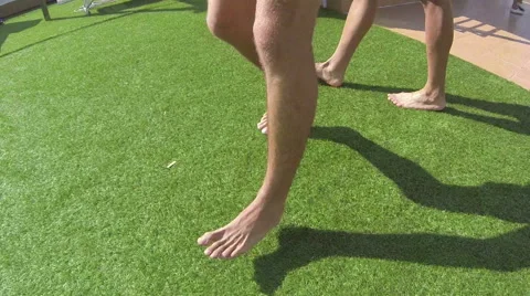 Feet of a dancer Stock Footage 57890196