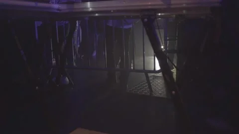 Feet dancing at front of dj gig Stock Footage 138021061