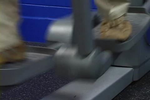 Feet On Elliptical Stock Footage 618917
