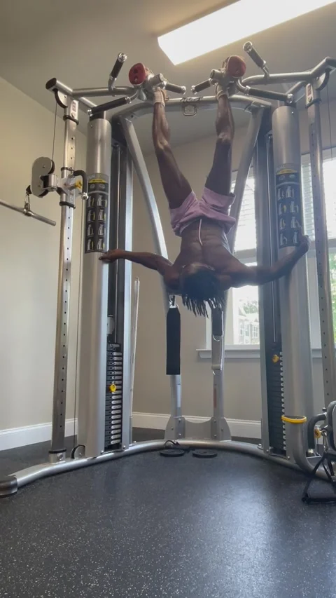 Feet Get Stuck in a Work Out Machine - 13 Aug 2025 Stock Footage 316984862