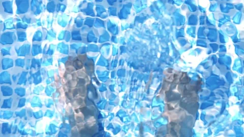 Feet in the pool water 動画素材 131314047