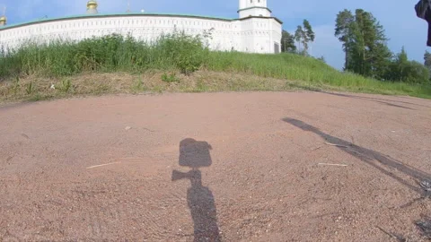 Feet of a running man. Stock Footage 135983576
