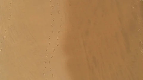 Feet in the sand Video stock 104190194