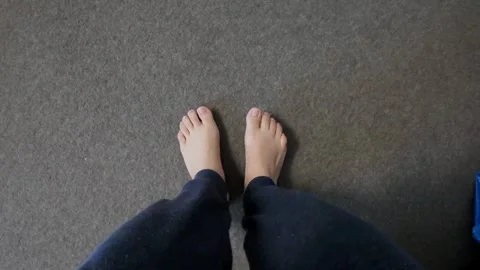 Feet taping Video stock 277406416