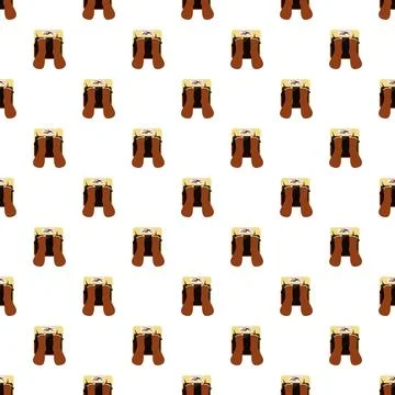 Feet on weigh scale seamless pattern for healthcare Stock Illustration