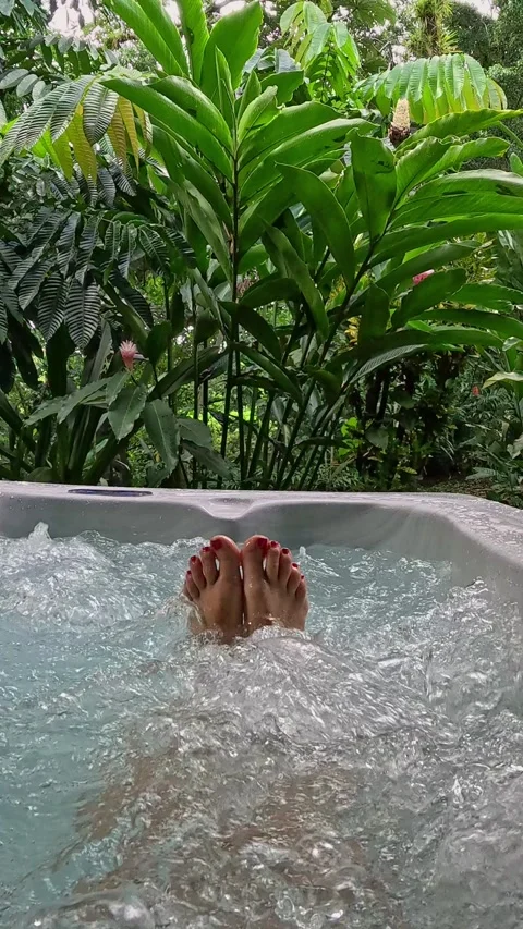 Feet whirpool Stock Footage 294823758