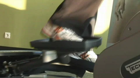 Feet work-out Stock Footage 495325