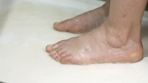 Feets taking shower Stock-Footage 317745406