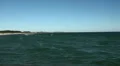 Fehmarn beach panorama skyline panning HD Footage