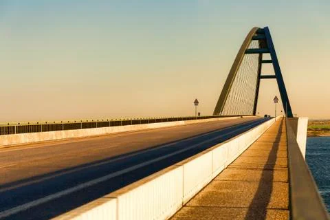 Fehmarnsund Bridge Stock Photos