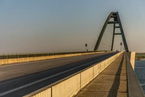 Fehmarnsund Bridge Stock Photos