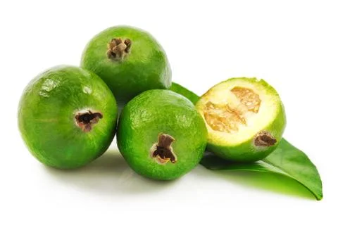 Feijoa fruit Stock Photos