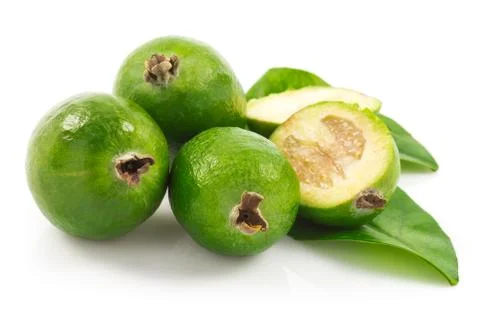 Feijoa fruit Stock Photos