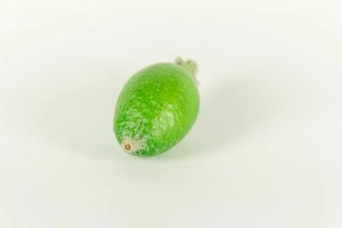 Feijoa on a white background. Stock Photos