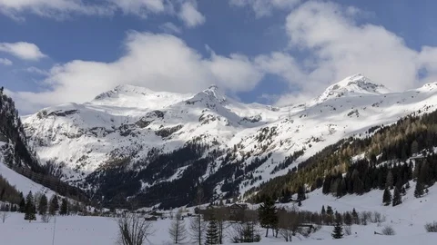 Felber Tauern winter time laspe Stock Footage 88867006