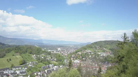 Feldkirch, Austria. Drone view. Stock Footage 265075979