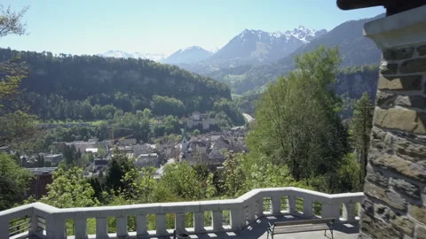 Feldkirch, Austria. Drone view. Stock Footage 265076878