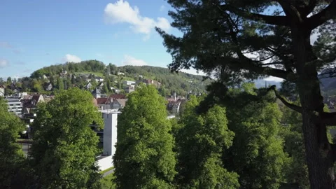 Feldkirch, Austria. Drone view. Stock Footage 265079121