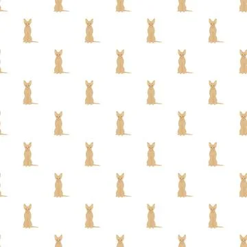 Feline cat animal seamless pattern background design Stock Illustration