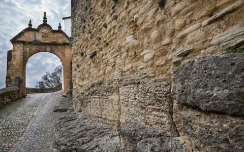 The Felipe V Arch Foto stock