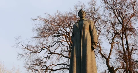 Felix Dzerzhinsky monument Stock Footage 98143747