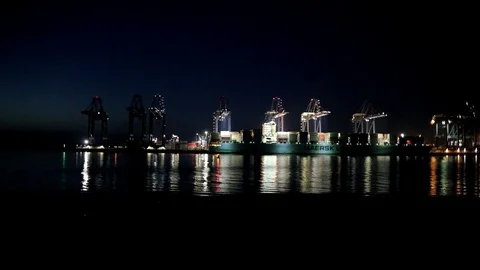 Felixstowe Port Stock Footage 112157804