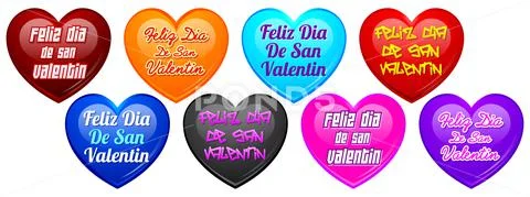 Feliz Dia de San Valentin, Happy Valentines day spanish text