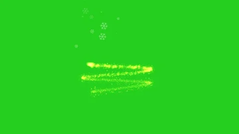 Feliz Navidad green screen text animation with snowflakes Stock Footage 121225331