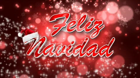 Feliz Navidad Title Wipe Background HD Vídeos de archivo 681832