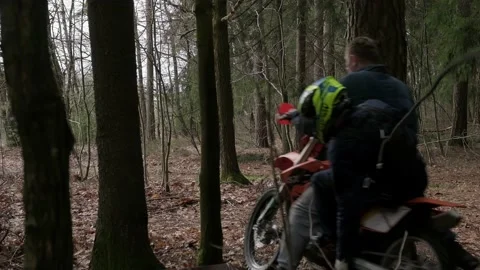 Fell off a motorcycle Stock Footage 237234705