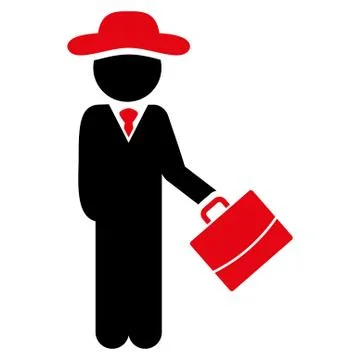 Fellow Manager Icon Stock Illustration