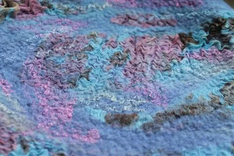 Felt background texture Stock Photos
