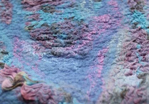 Felt background texture Stock Photos