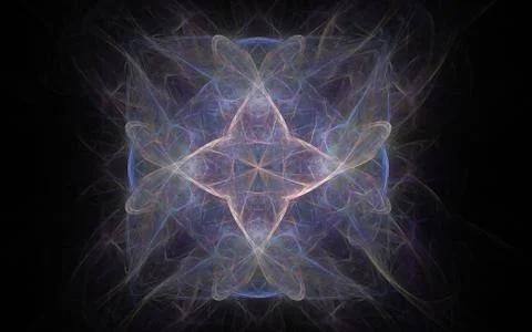 Felt flower pattern Stock Illustration