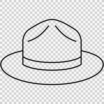 Felt hat Stock Illustration