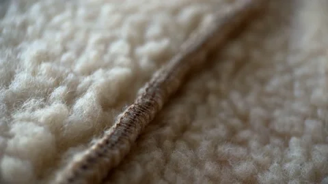 Felt Joint Texture Fabric Slider Shot Stock Footage 234438044
