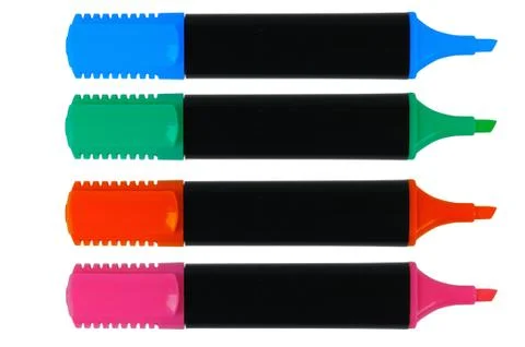 Felt markers Stock Photos