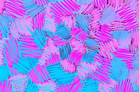 Felt pen doodle multicolored scribbles. Abstract texture drawn with felt-tip pen Stock Photos