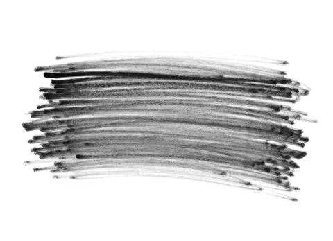 Felt pen doodle scribbles isolated on white background Stock Photos