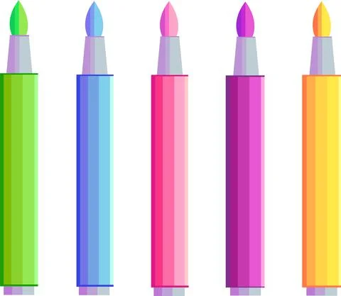Felt pen Stock Illustration