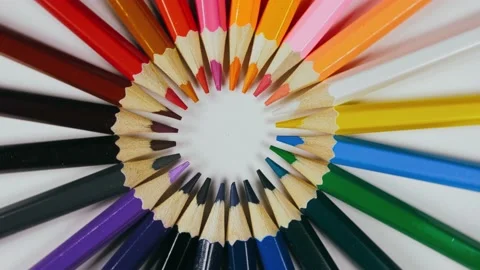 The felt pen on the turntable. The marker spin rotate. Twist, create pattern 動画素材 170722572