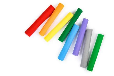 Felt samples for online stores, presentations, handicrafts or DIY content. Stock Photos