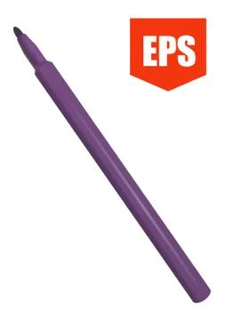 Felt-tip pen Ilustração Stock