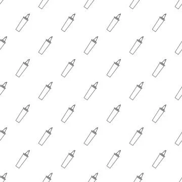 Felt tip pen pattern seamless 库存插图