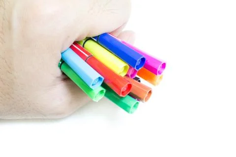 Felt-tip pens Stock Photos