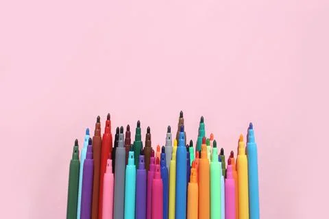 Felt-tip pens Stock Photos