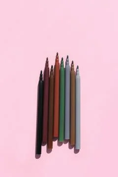 Felt-tip pens Stock Photos