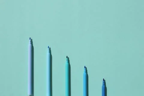 Felt-tip pens Stock Photos